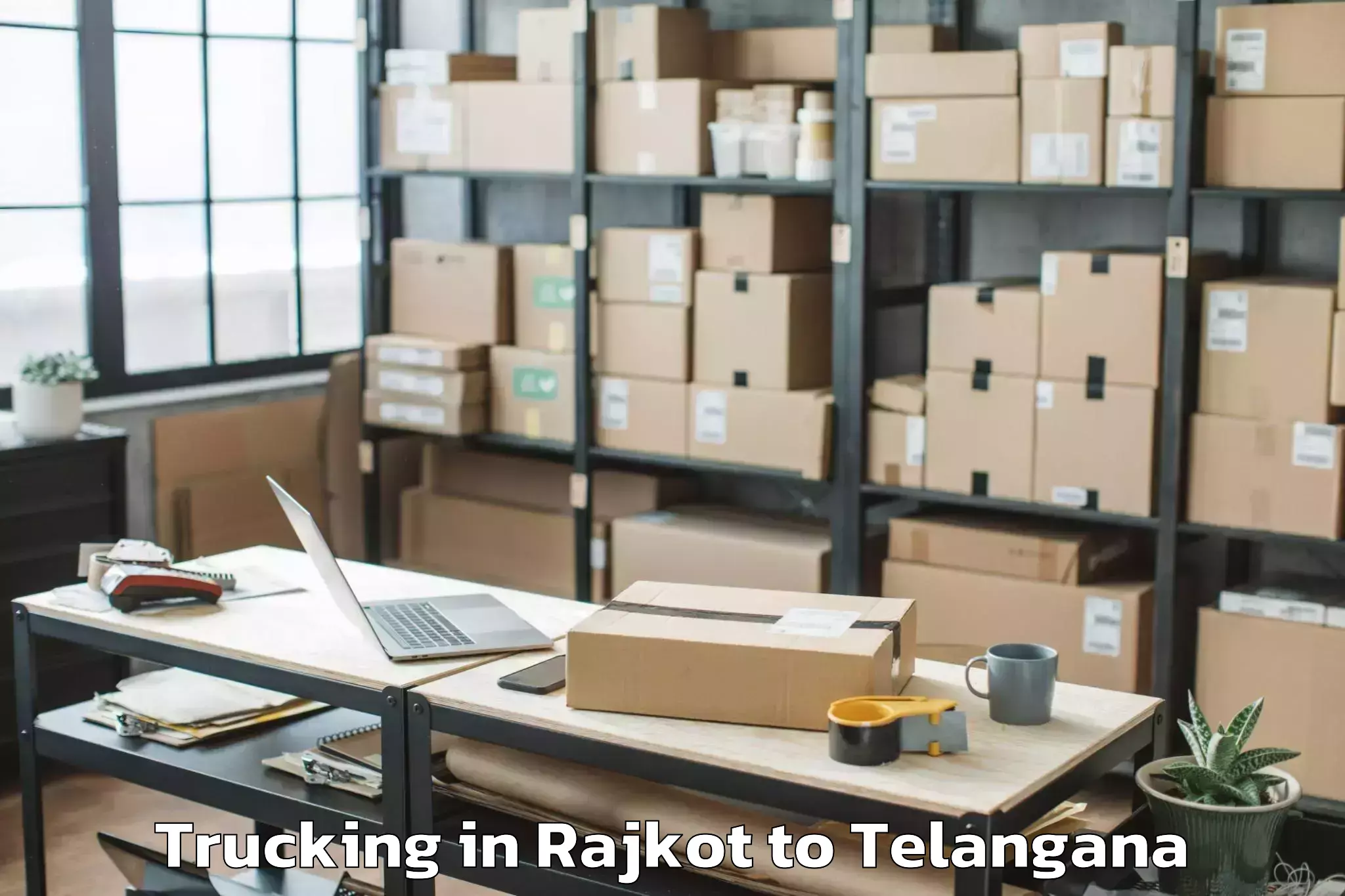 Efficient Rajkot to Allapur Trucking